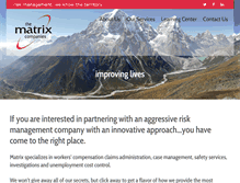 Tablet Screenshot of matrixtpa.com